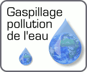 Gaspillage, pollution de l'eau