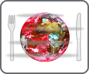 icône viande.info représentant la faim dans le monde